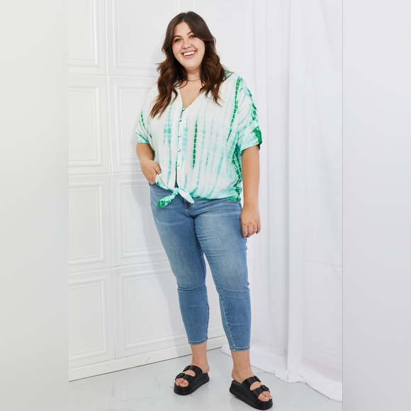 Sew In Love Beachy Keen Full Size Tie-Dye Top - Picture 8 of 12